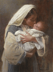 obraz Matki Boskiej z Dzieciątkiem Jezus